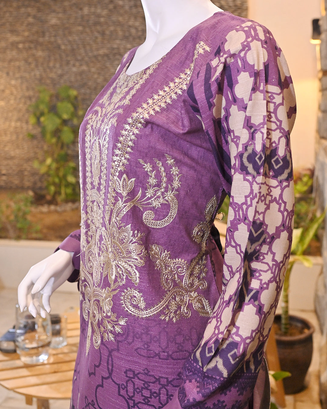 3-Piece Suit | Digitally printed Khaddar | Readymade