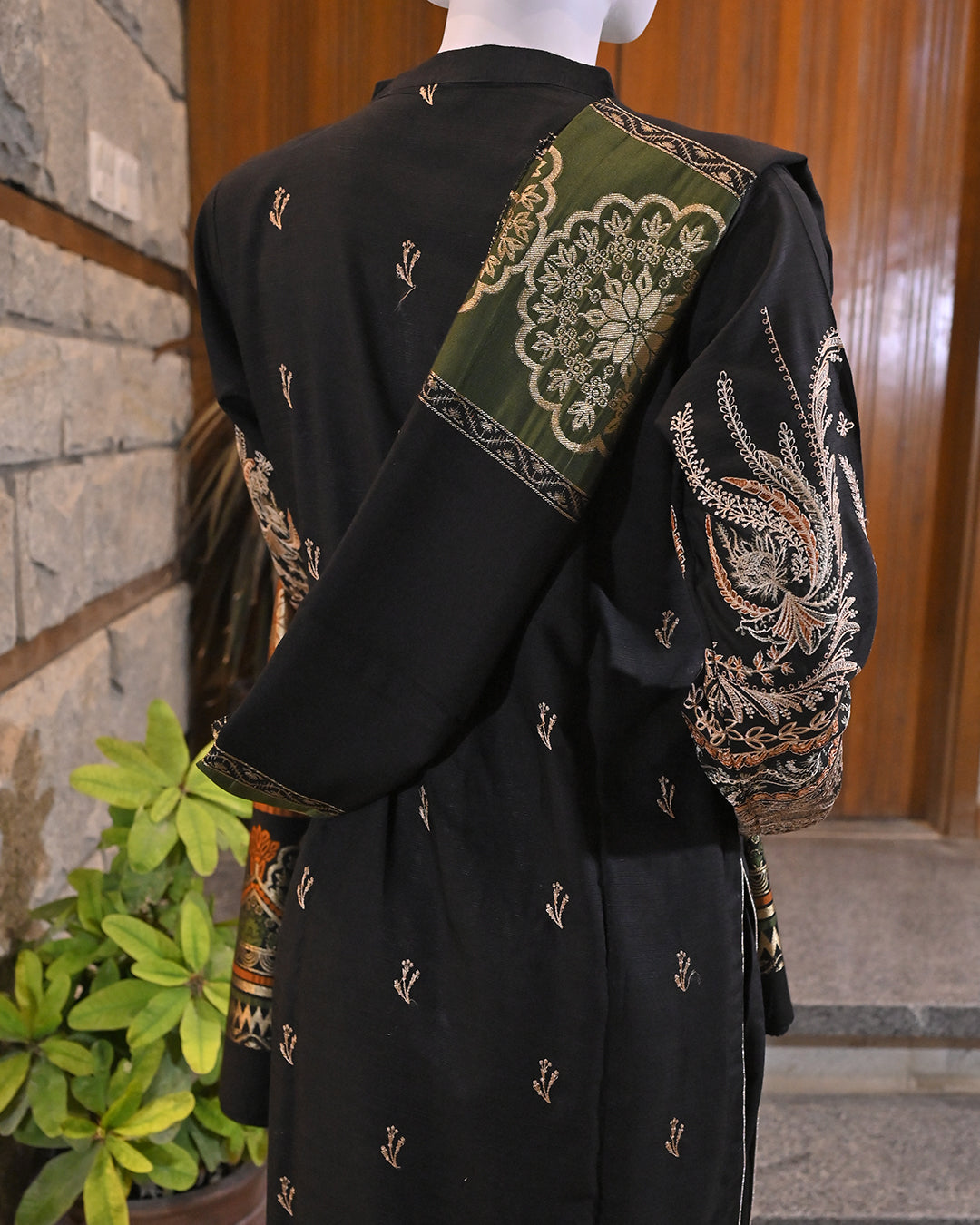 Black 3-Piece Suit | Premium Viscose | Readymade