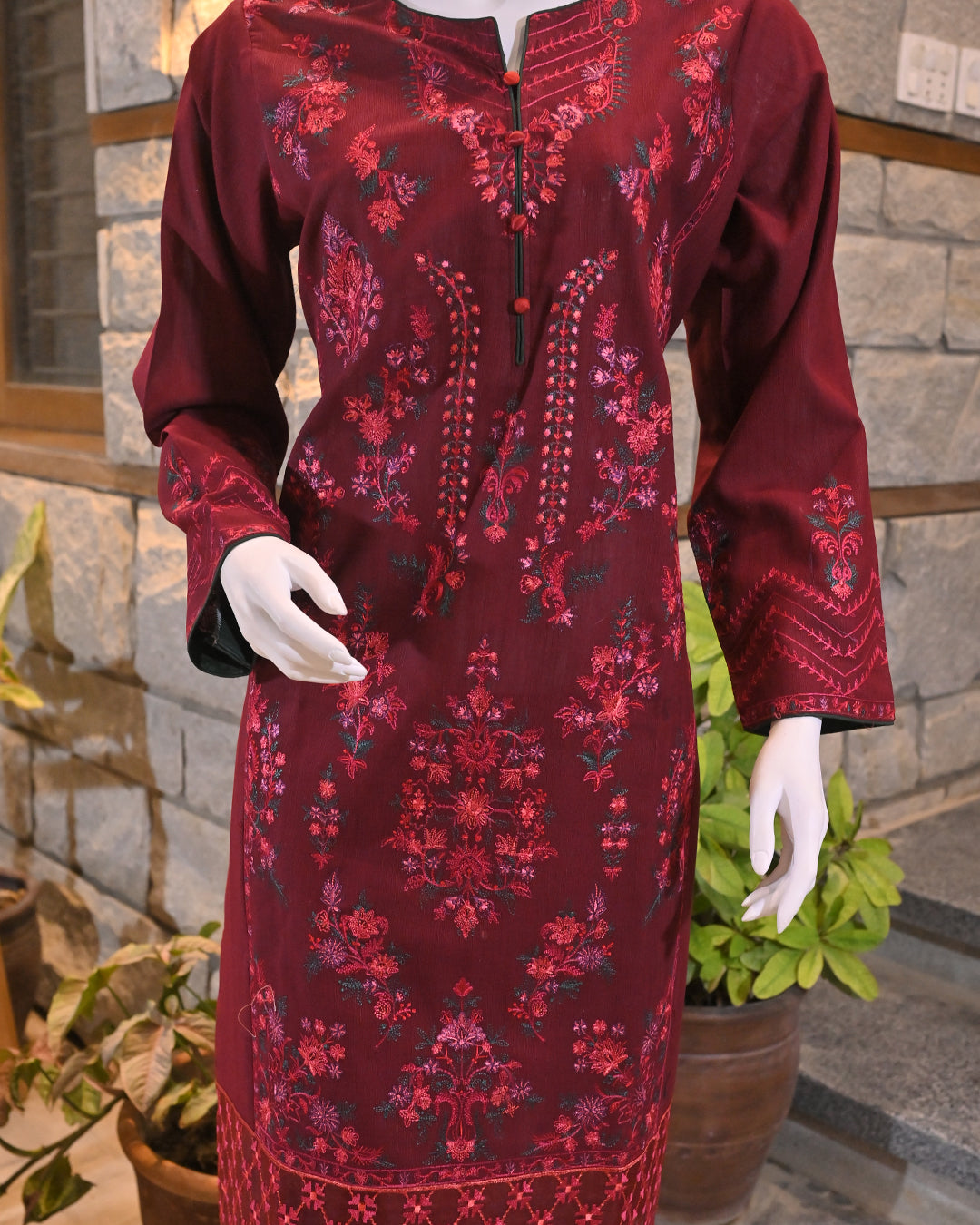3-Piece Suit | embroidered Khaddar | Readymade