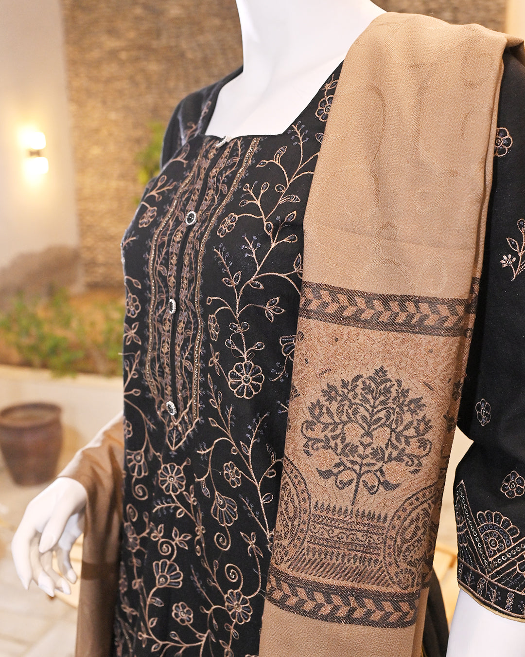 3-Piece Suit | Fancy Dhanak | Readymade