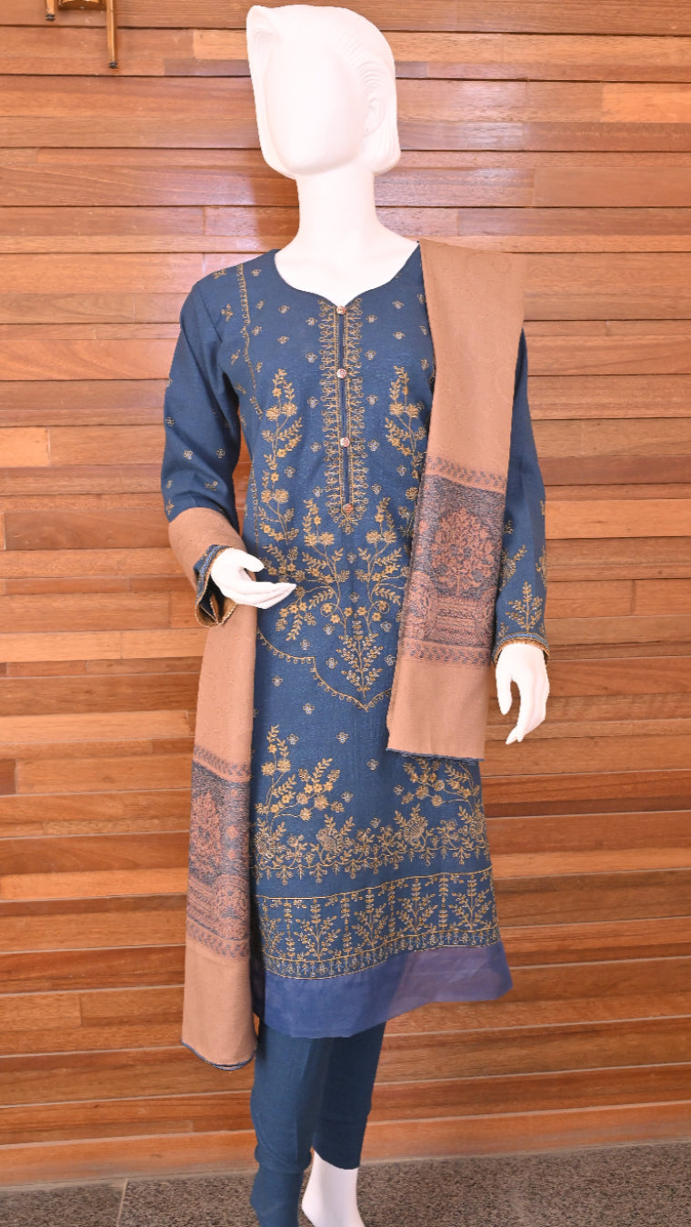 3-Piece Suit | Fancy Dhanak | Readymade