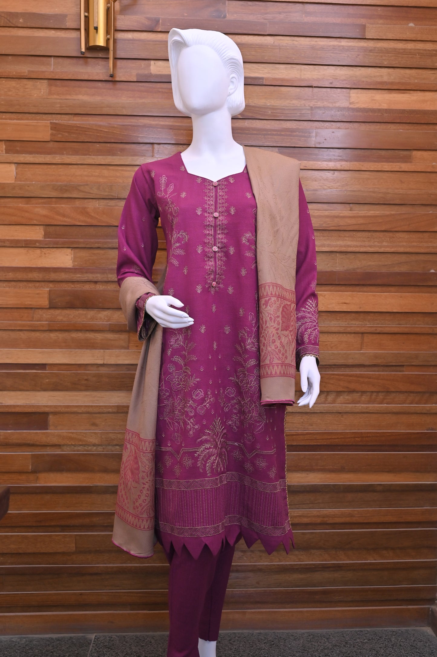 3-Piece Suit | Fancy Dhanak | Readymade