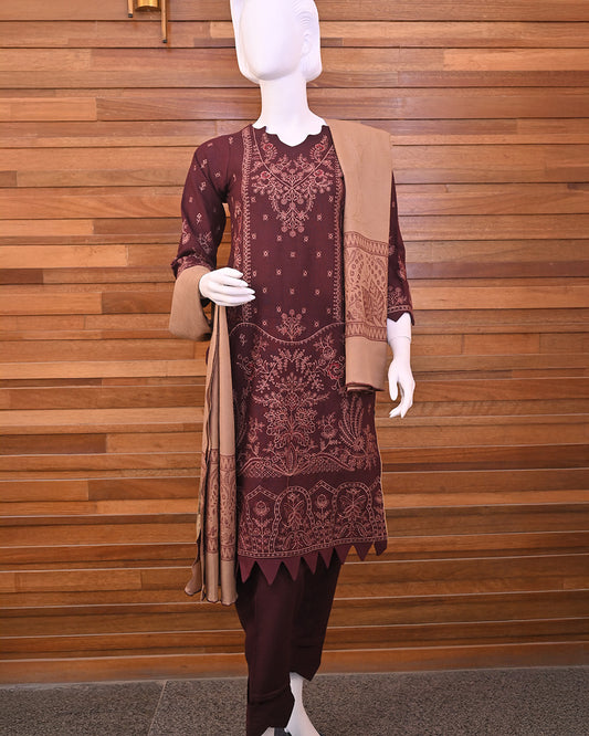 3-Piece Suit | Fancy Dhanak | Readymade