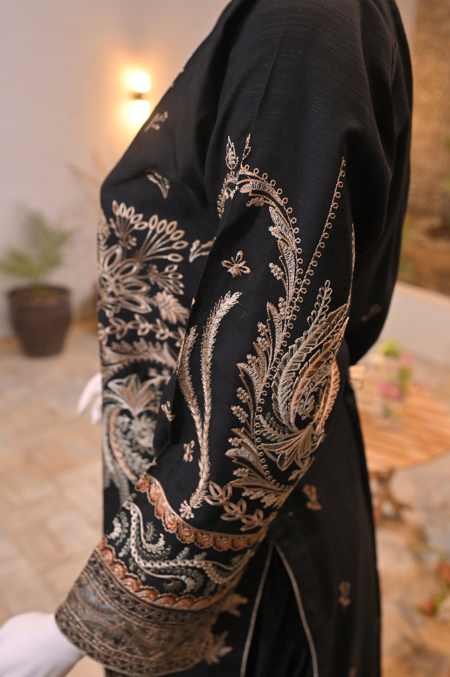 Black 3-Piece Suit | Premium Viscose | Readymade
