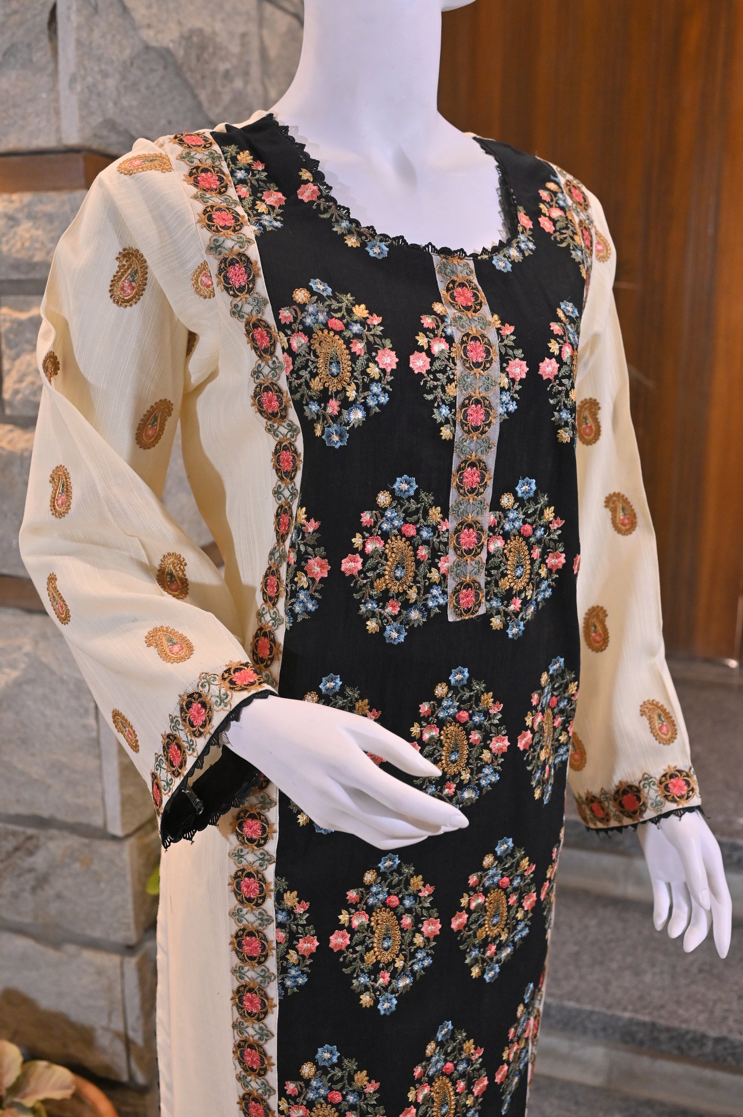 3-Piece Suit | Embroidered Khaddar | Readymade