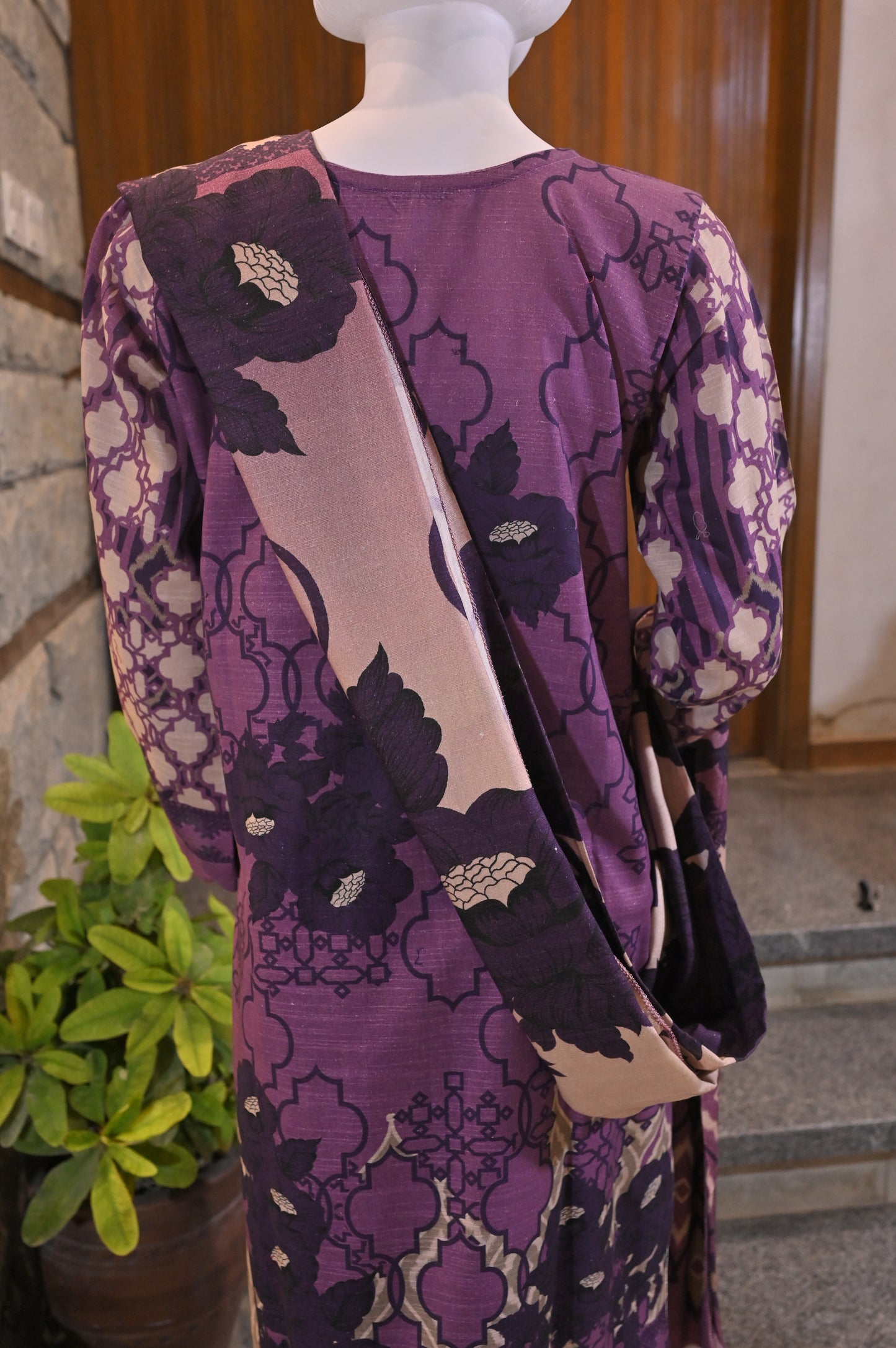 3-Piece Suit | Digitally printed Khaddar | Readymade