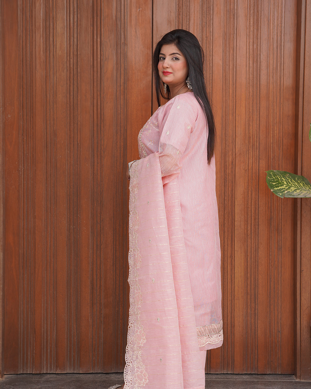 3-Piece Suit | Embroidered Organza | Readymade