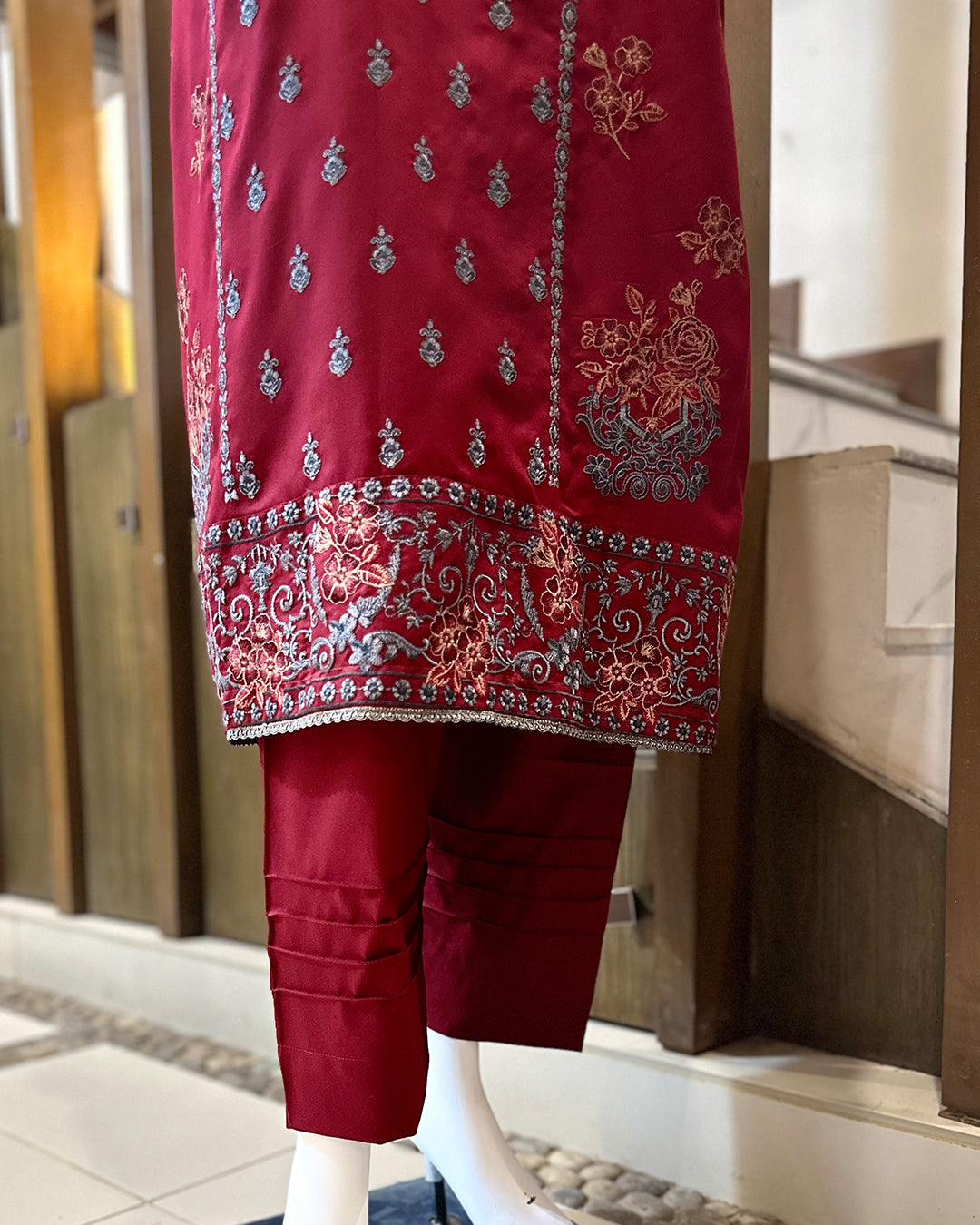 MULTICOLOR KHADDAR PRINTED 3PC