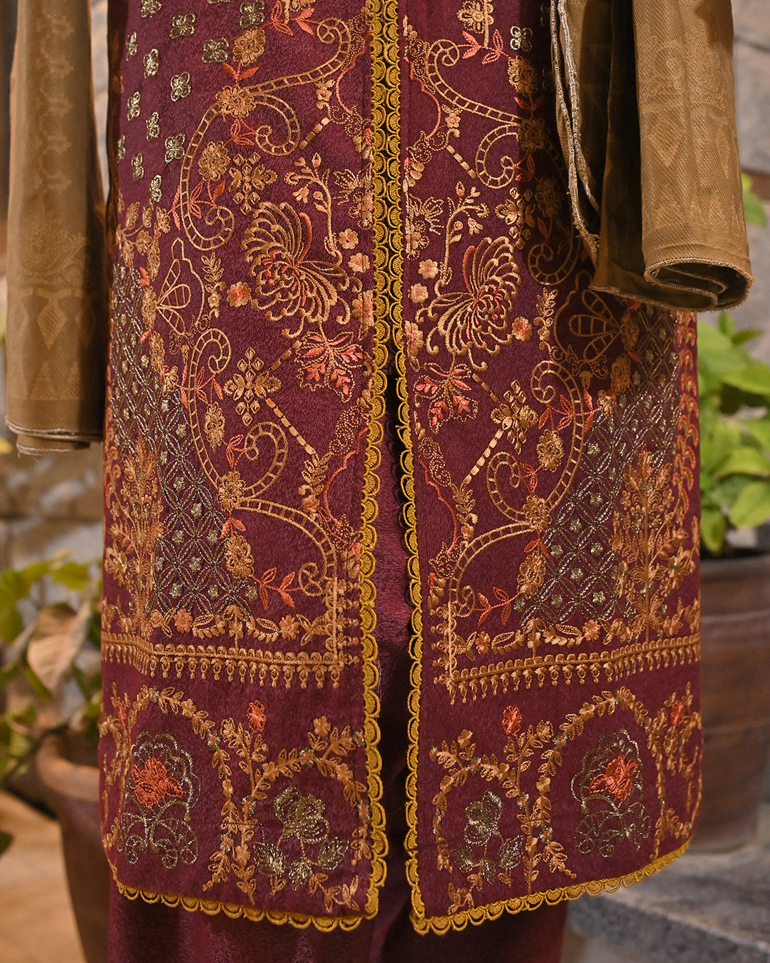 3-Piece Suit | Embroidered Karandi | Readymade