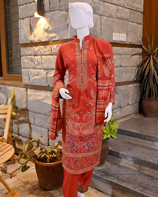 3-Piece Suit | Khaddar Wool | Readymade