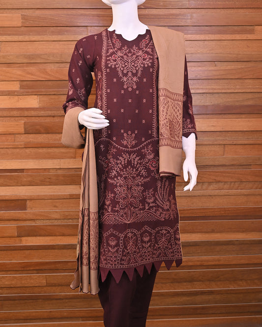 3-Piece Suit | Fancy Dhanak | Readymade