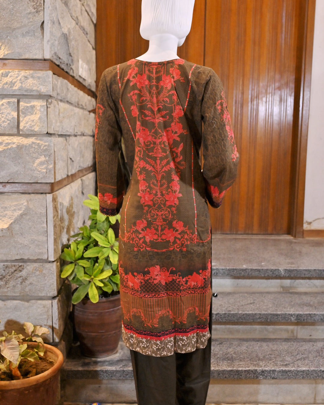 3-Piece Suit | Digitally Printed Khaddar | Readymade