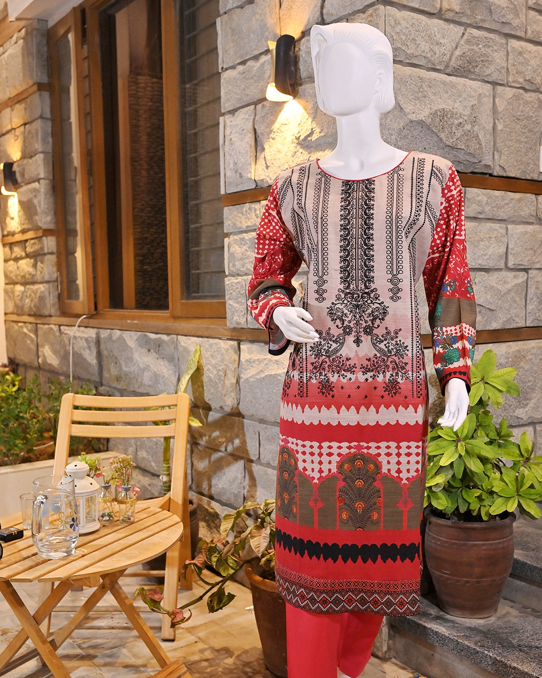 3-Piece Suit | Embroidered Khaddar  | Readymade
