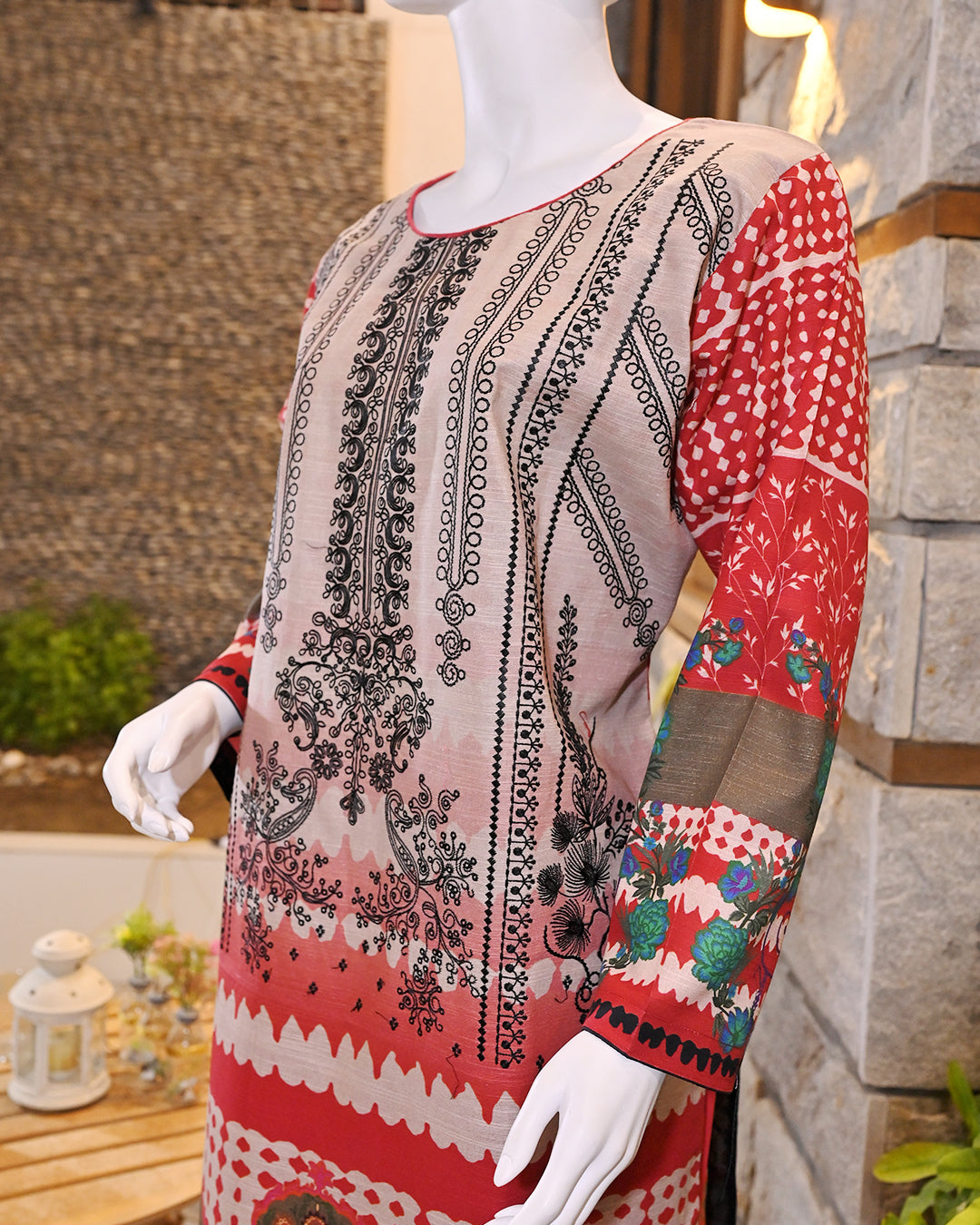 3-Piece Suit | Embroidered Khaddar  | Readymade