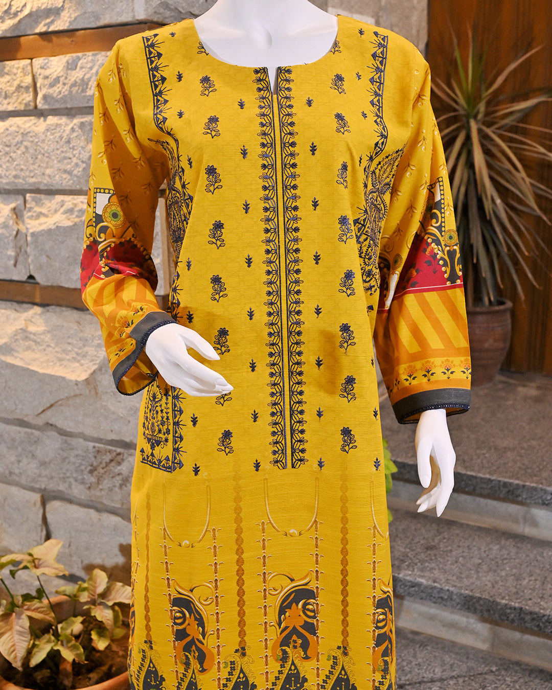 Buy 1 Get 1 Free Readymade 3 Piece Karandi and Khaddar