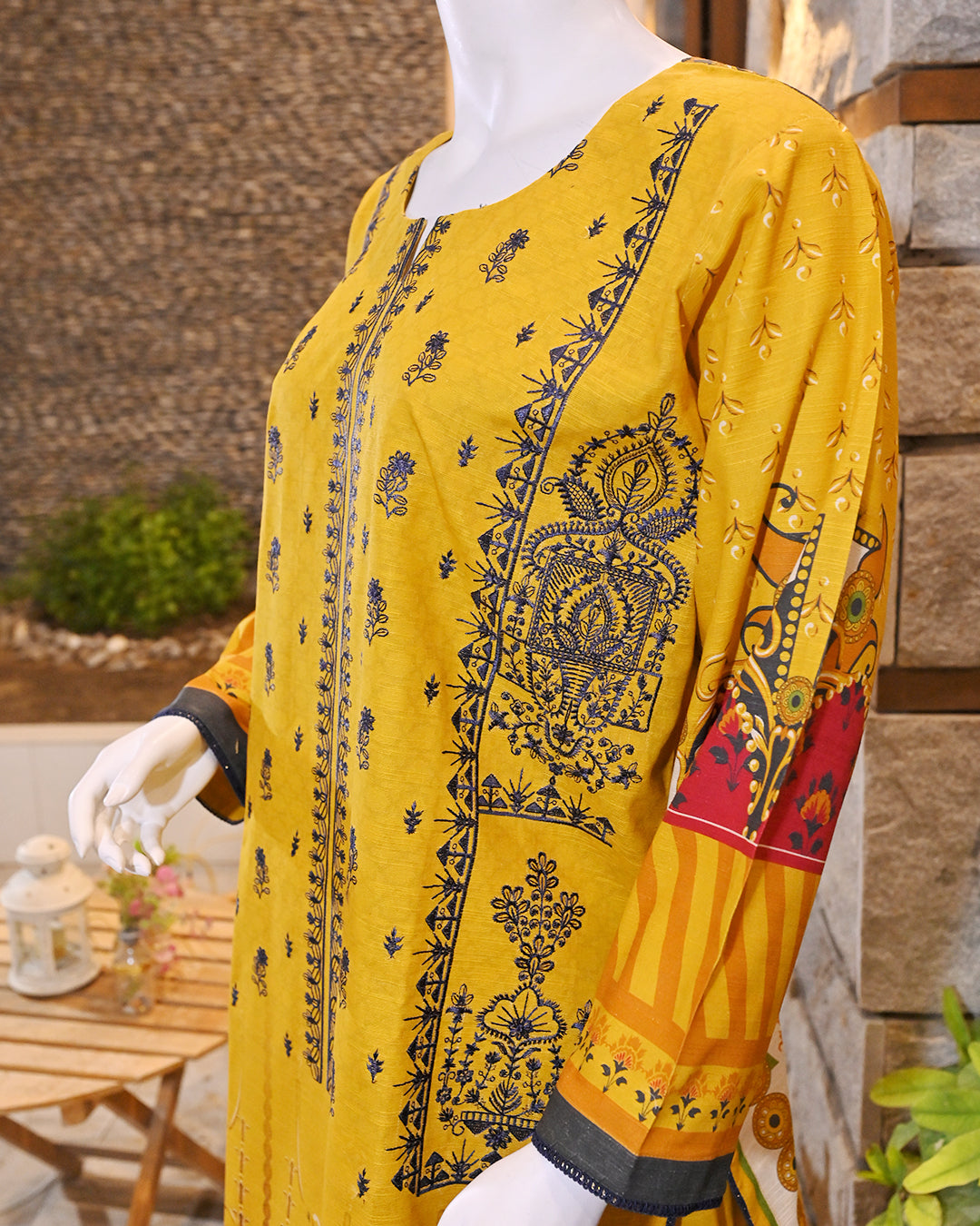 Buy 1 Get 1 Free Readymade 3 Piece Karandi and Khaddar
