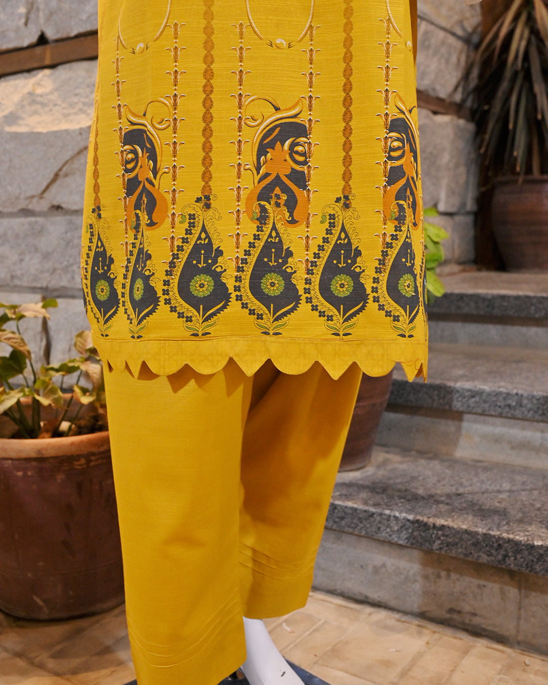 Buy 1 Get 1 Free Readymade 3 Piece Karandi and Khaddar