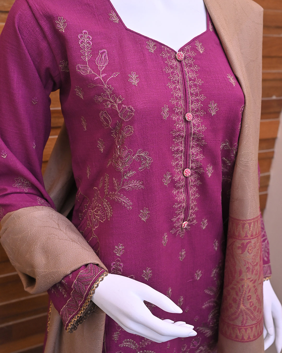 3-Piece Suit | Fancy Dhanak | Readymade