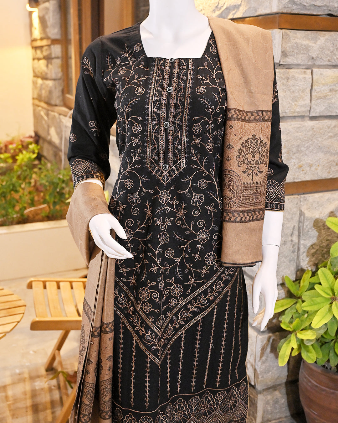 3-Piece Suit | Fancy Dhanak | Readymade