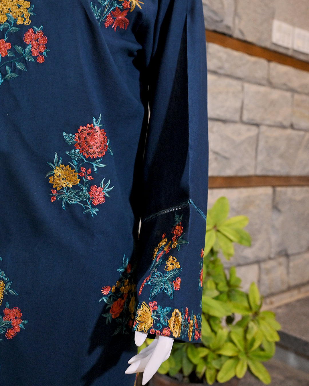 3-Piece Suit | embroidered Karandi | Readymade
