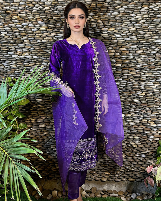 3-Piece Suit | Velvet Shirt | Readymade