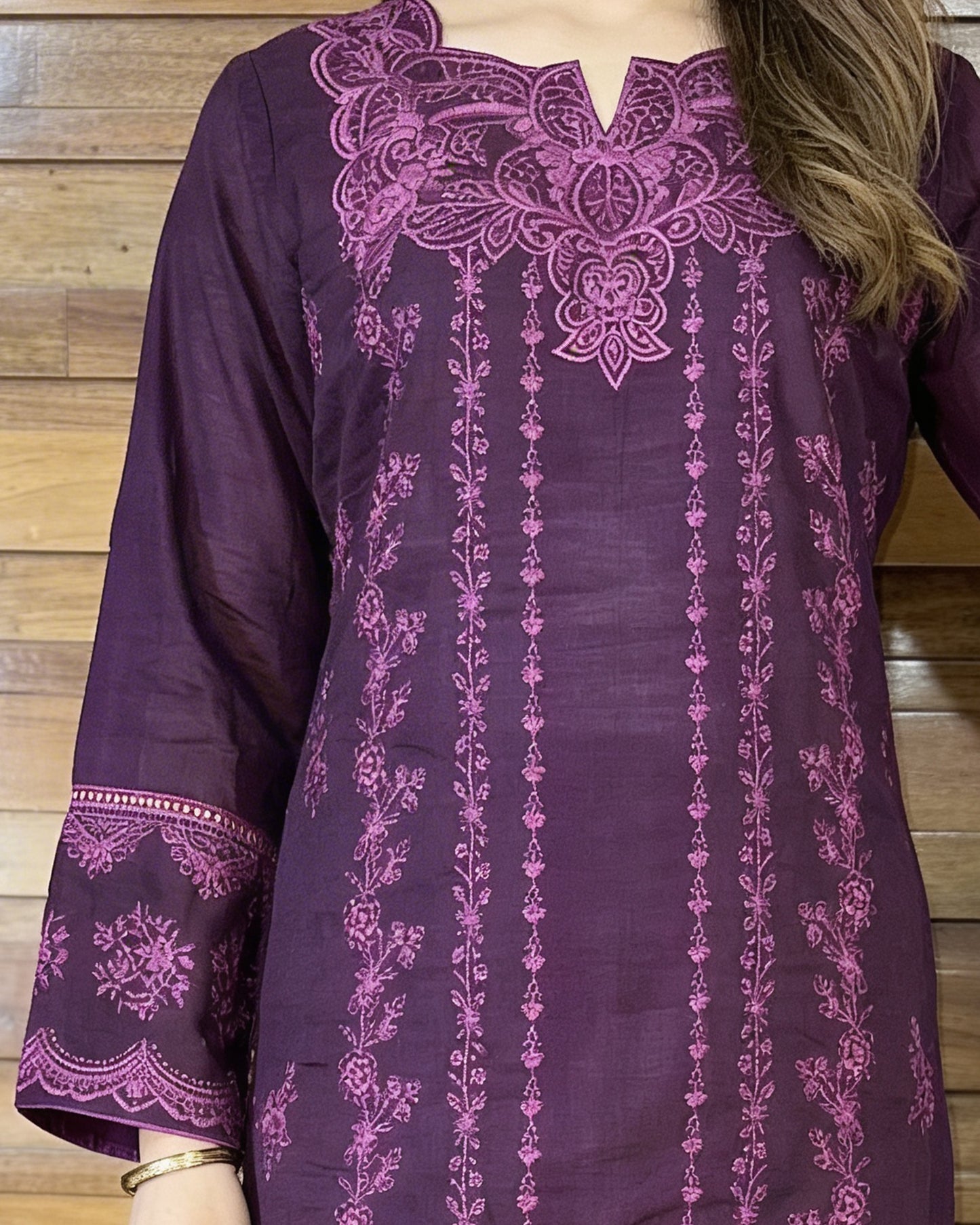 3-Piece Suit | Embroidered Khaddar | Readymade