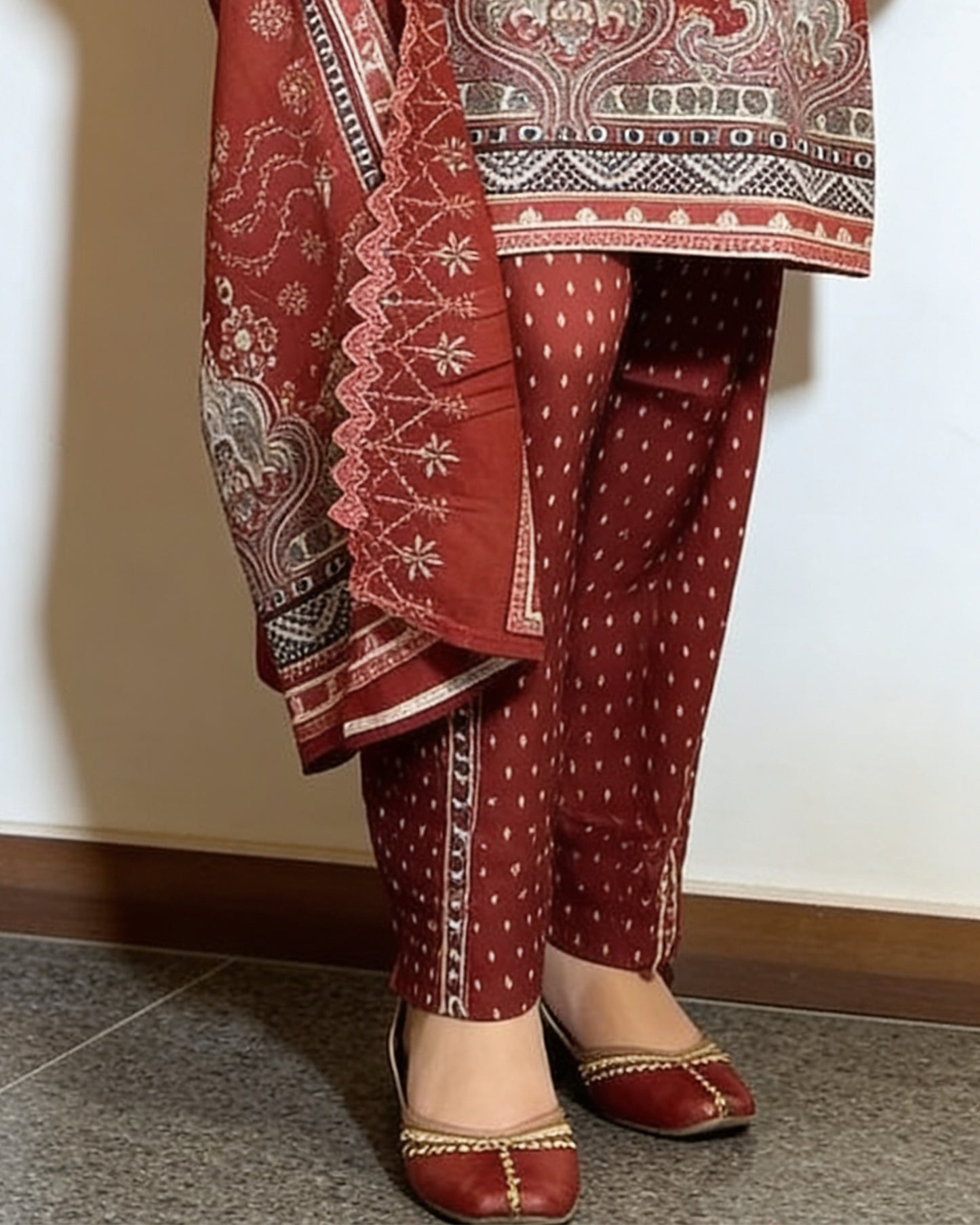 3-Piece Suit | Embroidered Khaddar | Readymade