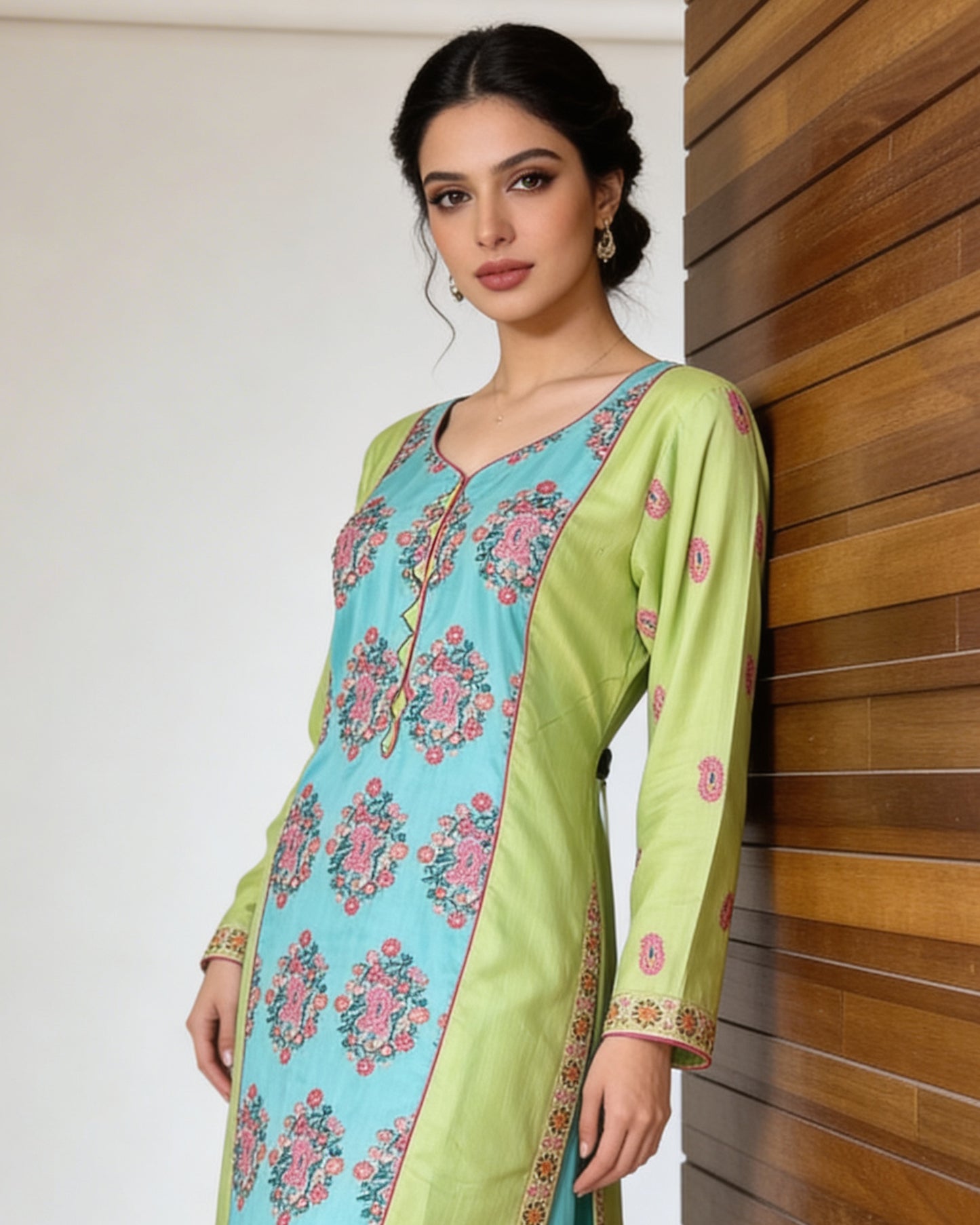 3-Piece Suit | Embroidered Khaddar | Readymade