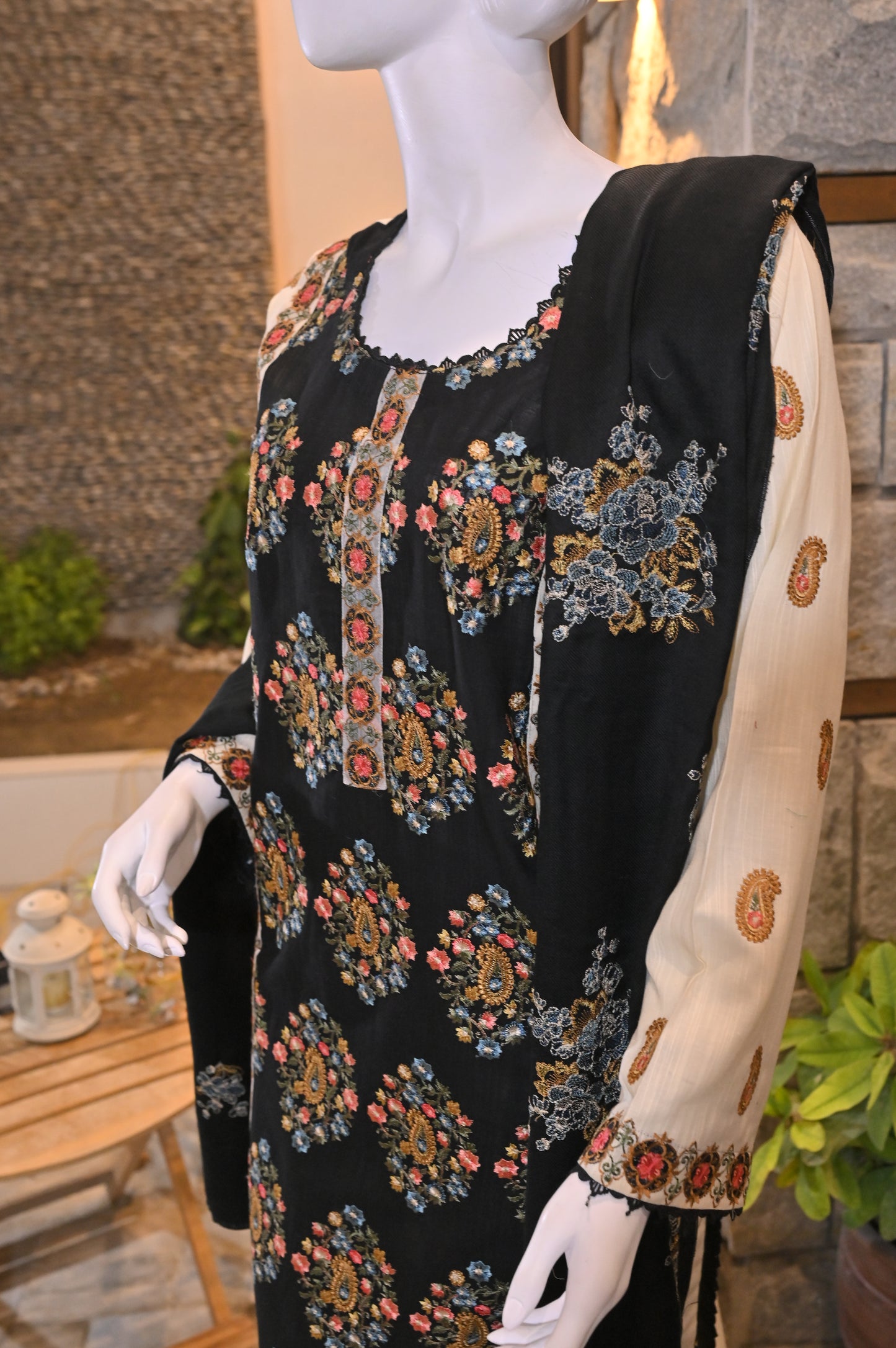 3-Piece Suit | Embroidered Khaddar | Readymade