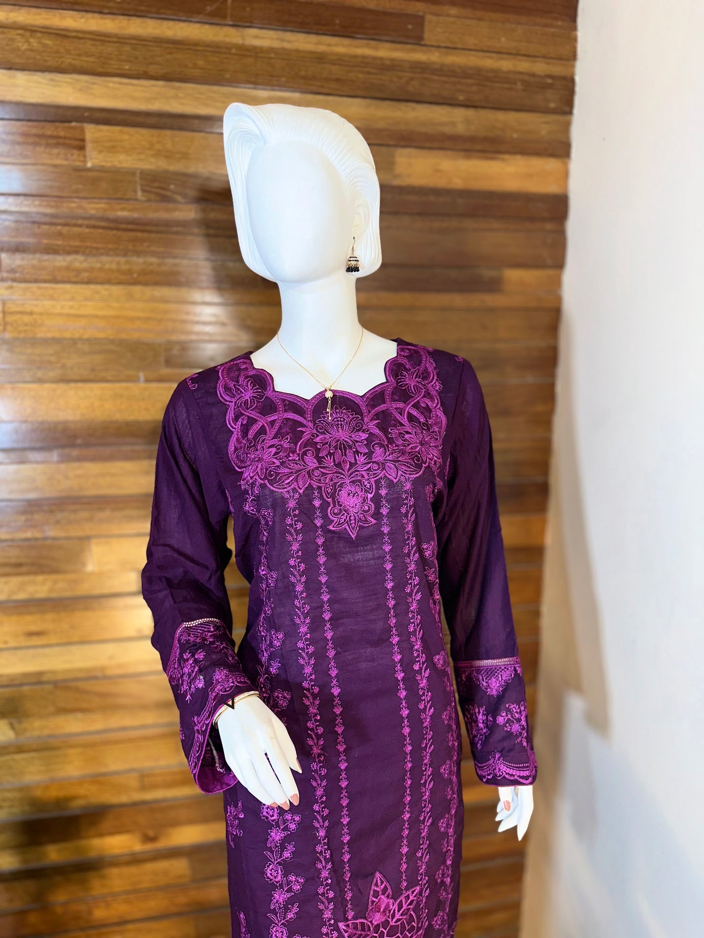 3-Piece Suit | Embroidered Khaddar | Readymade