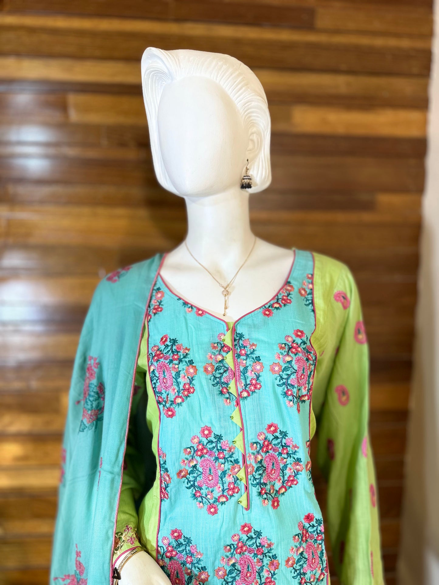3-Piece Suit | Embroidered Khaddar | Readymade