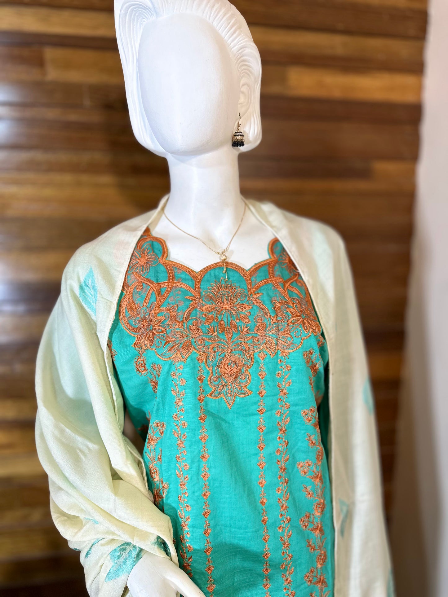 3-Piece Suit | Embroidered Khaddar | Readymade