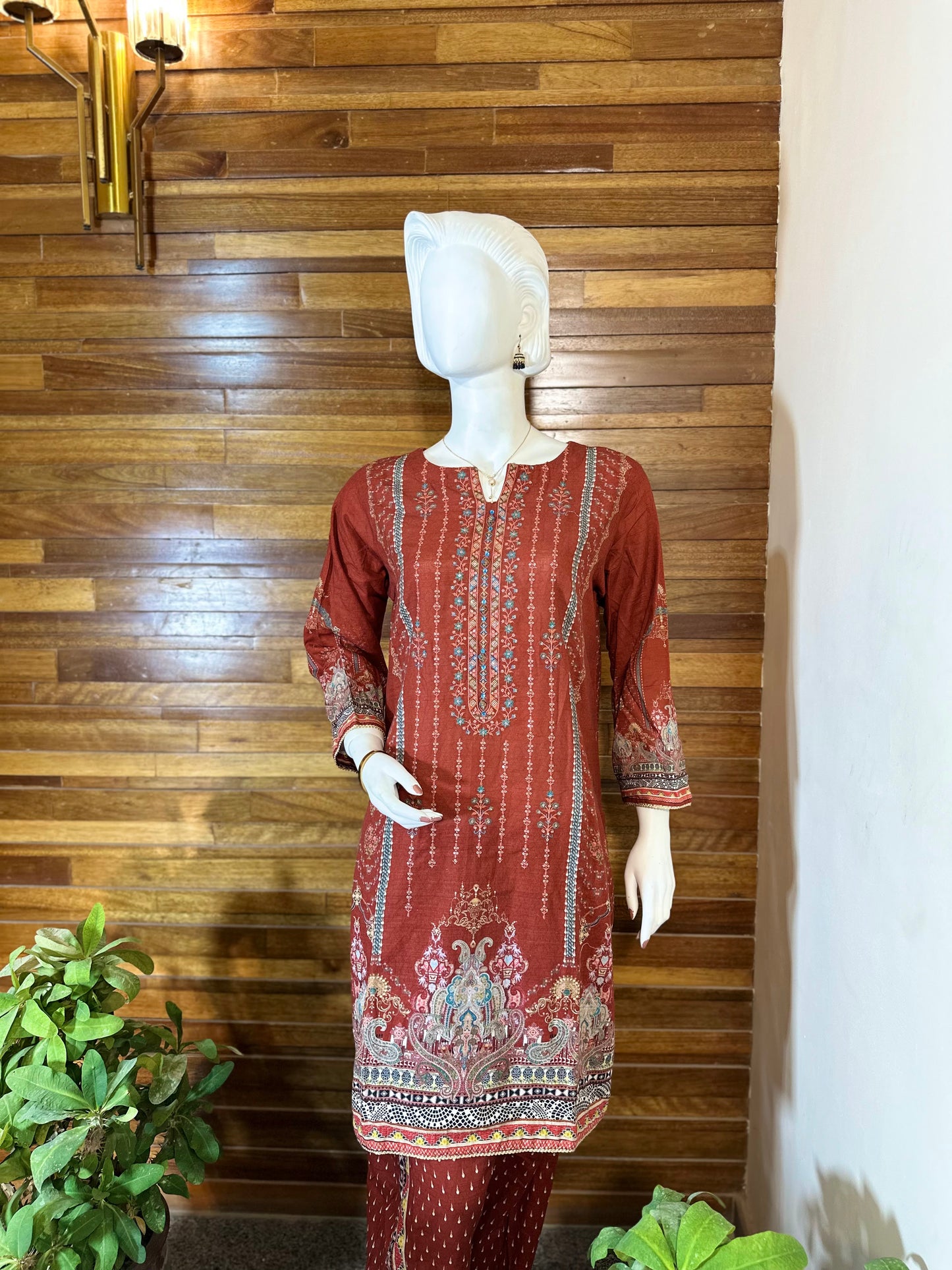 3-Piece Suit | Embroidered Khaddar | Readymade