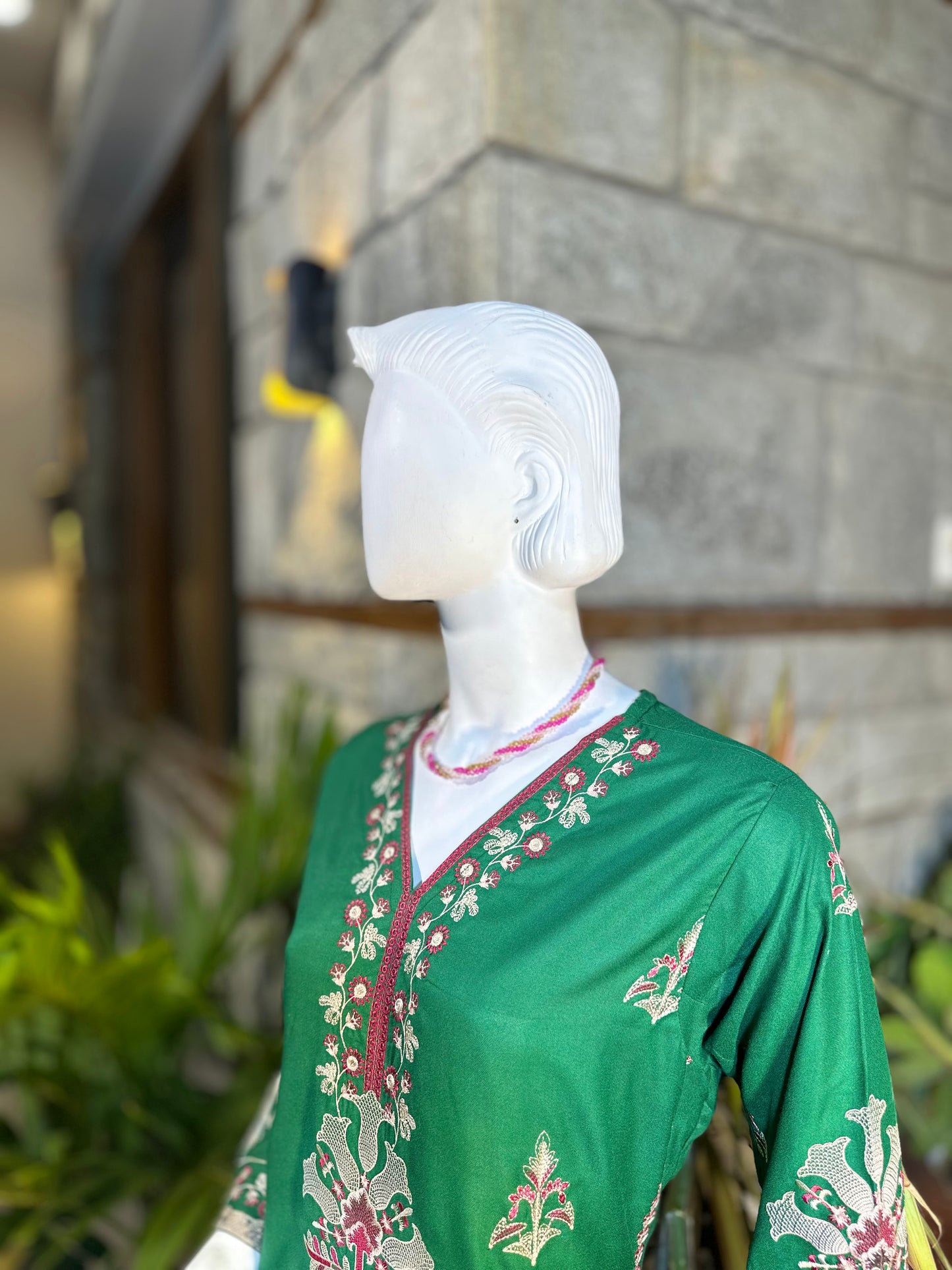 3-Piece Suit | Embroidered Dhanak | Readymade