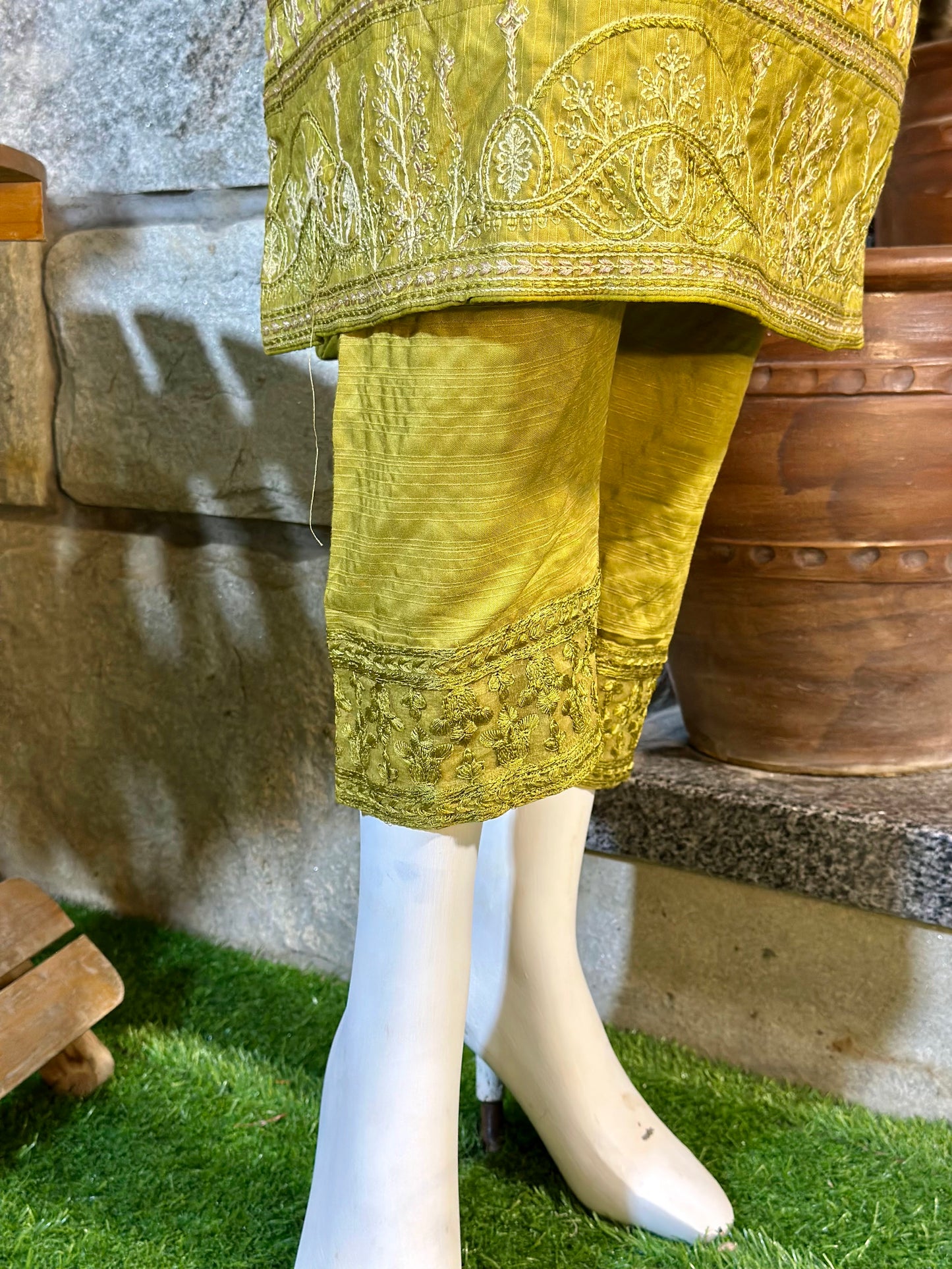 3-Piece Suit | Embroidered Dhanak | Readymade