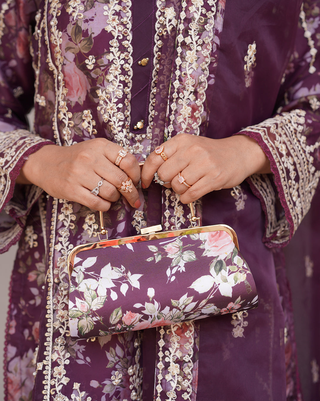 3-Piece Suit | Heavy Embroidered Organza | Readymade